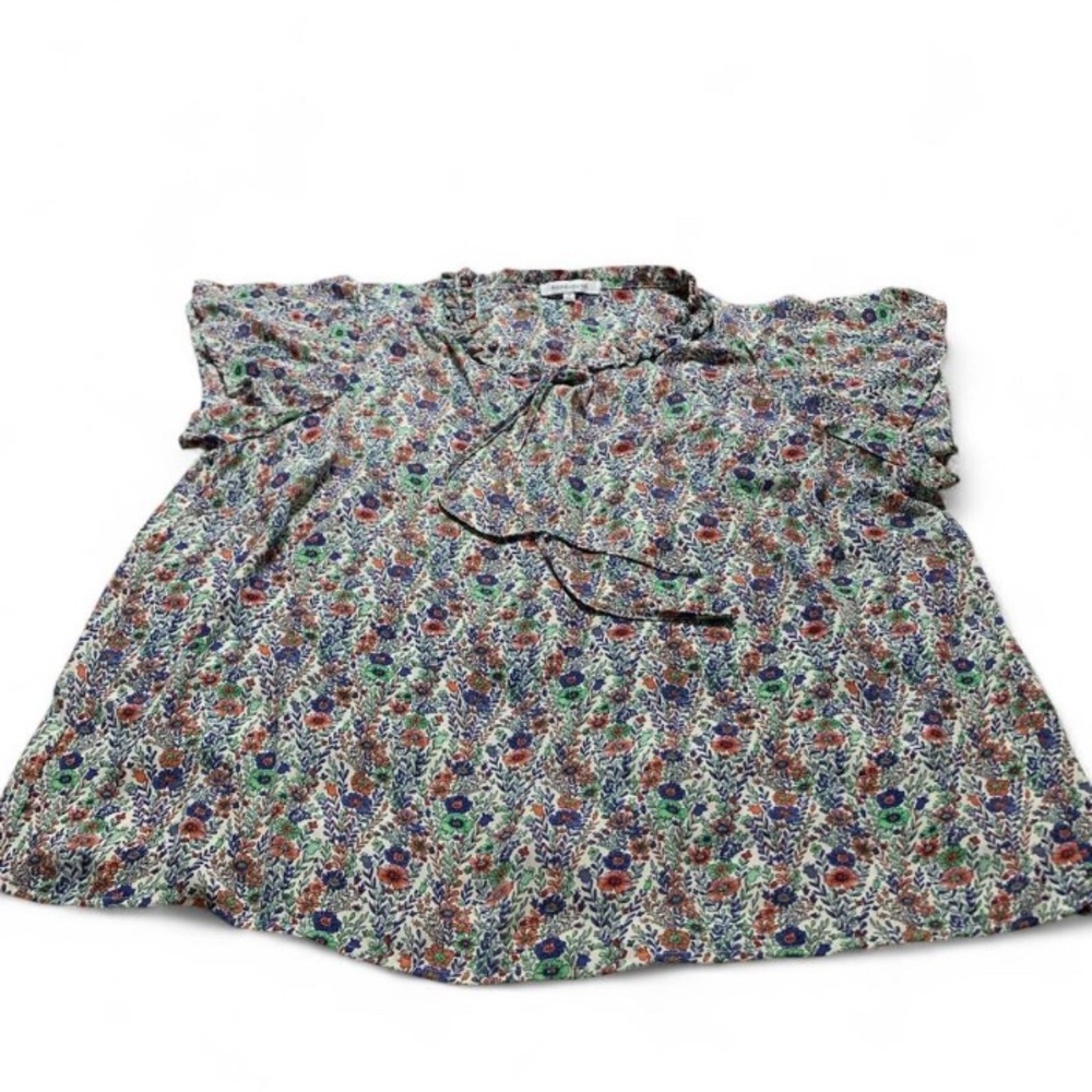 Rose & Olive Multicolor Floral Mini Skirt